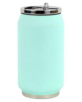 Cutie izoterma cu pai, 280ml, model mint mat, colectia Soft touch - YOKO DESIGN
